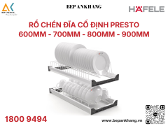 Bộ rổ chén đĩa cố định Hafele 700mm KOSMO PRESTO 544.40.011